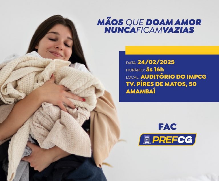 PREFEITURA LANÇA CAMPANHA “MÃOS QUE DOAM AMOR NUNCA FICAM VAZIAS - Mais ...